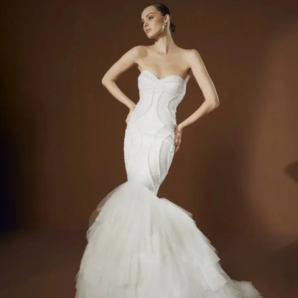 PRONOVIAS - 'Lana' Wedding Dress - Size US10 - MSRP $6290 - NWT - SAVE $5000 - Picture 4 of 12